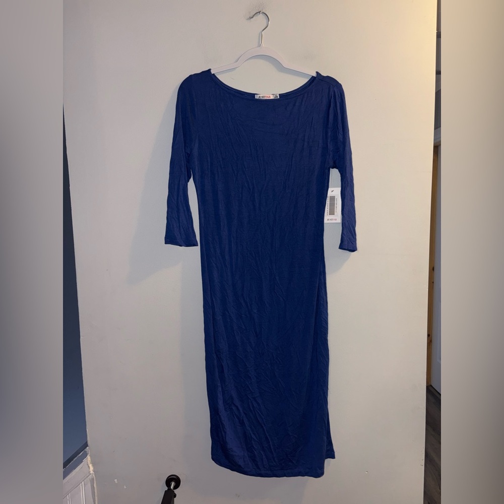 Just Fab | Blue Midi Dress (NWT)